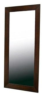 BebLP moderner dunkelbrauner Holzrahmen, 180 cm hoch, Bodenspiegel, Guadon, Badezimmerzubehör, Badezimmerspiegel, Badezimmerdekoration, Badezimmerspiegel for Wand, Wandspiegel, Spiegel for Badezimmer,