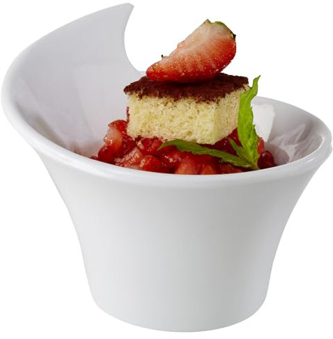 APS 79041 FRIENDLY - Cuenco para aperitivos (plástico reciclado, 8,5 x 7 cm, altura 6 cm, 0,07 L), color blanco