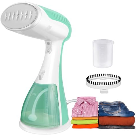 Reisebügeleisen Dampf, Mini Dampfglätter, 1500W Steam Iron Bügelmaschine, Dauerdampfmenge: 30g/Min, Schnelle Aufheizzeit, Reise Steamer für alle Stoffe