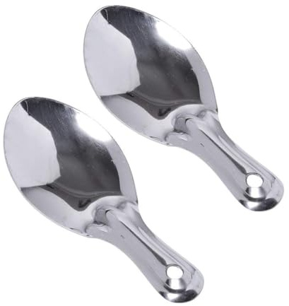 TreegoArt Stainless Steel Idli Spoon Serving Spoon For Seving/Cooking All Types Of Rice/Kheer/Pudding - Pack Of 2