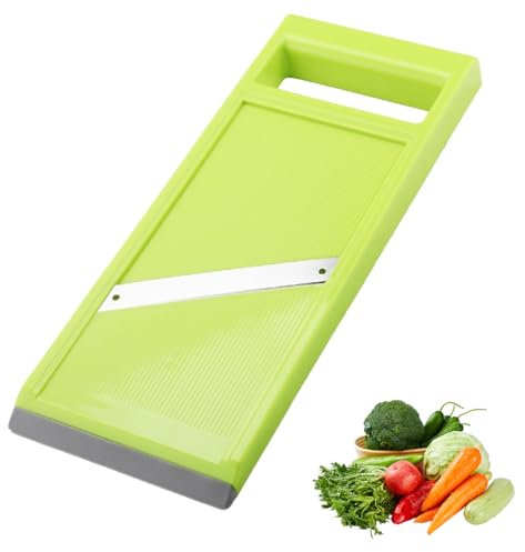 Vegetable Slicer Handheld Mandoline Food Slicer Stainless Steel Portable Vegetable Chip Maker for Kitchen Food Vegetables French Fry Fruits Potato Cheese Cucumber Carrot Quick Slicing Knife