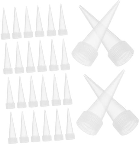 DIYEAH 100stücke Transparente Caulking Nozzles Präzise Dosiernadeln Für Klebeanwendungen Vielseitig Einsetzbar Für Handwerk Und Industrie Langlebig Und Leicht Zu Reinigen