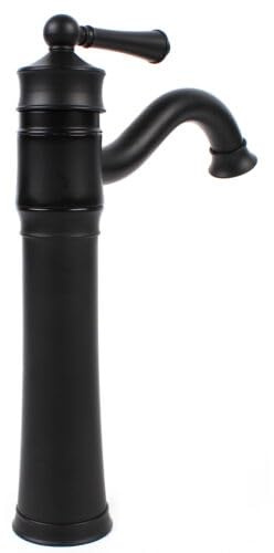 Vintage Wasserhahn Mischbatterie Bad Armatur Schwarz Waschtischarmatur Retro,Einhebel Waschbecken Armaturen, Nostalgie Mischbatterie Badarmatur aus Messing für Badezimmer