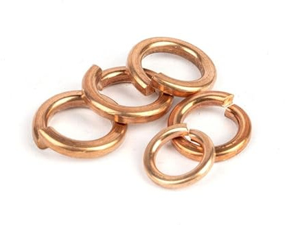 KSeSii Rondella elastica in ottone GB93 Rondella di sicurezza M2-M12(M5 (50pcs))