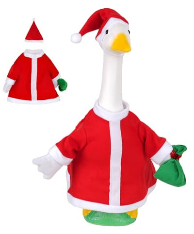 Christmas Porch Geese Outfit - Holiday Porch Geese Clothing,Decorative Christmas Outfit for Garden Figurine Lawn Terrace Event Organizers Homeowners