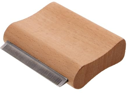 Homoyoyo Pferdebürste aus Edelstahl Entfilzungstool zum Haarwechsel und Massieren Multifunktionale Haustier Haarkamm für Pferde und Nutztiere Schonend zur Haut Langlebig und Praktisch