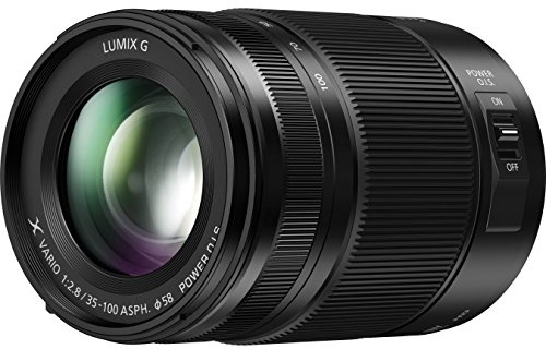 Panasonic H-HSA35100 F2.8 II ASPH 35-100mm Mirrorless Micro Four Thirds Mount POWER Optical I.S. LUMIX G X VARIO Professional Lens Black | S Power Optical I.S