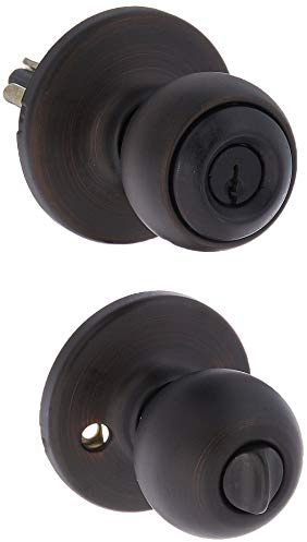 Kwikset 94002-822 Polo - Pomo de puerta de entrada, bronce veneciano