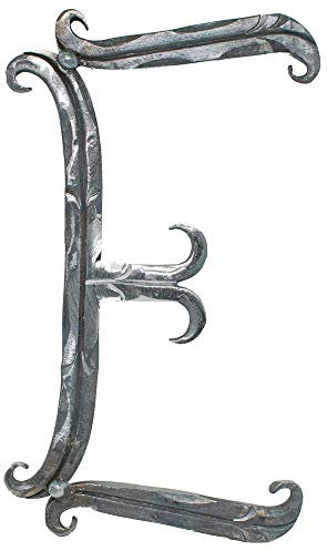 Numéro de maison Fer forgé Acier | Lettre E | Grande | 180x100 mm | Acier (brut) S235JR, E