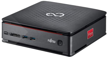 Fujitsu, Mini Pc Pronto all'Uso, Computer Fisso Intel i5, Ram 16Gb, SSD 512Gb, Desktop con Pacchetto Office 2021, Windows 11 Pro e Chiavetta WI-Fi (Ricondizionato)