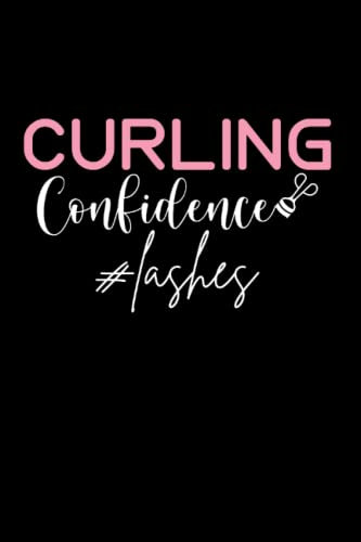 Curling Confidence Eyelash Pun Lash Artist Lash Tech: Dot Grid Notebook/Journal (6” X 9”) Lash Curler Saying For Lash Bars & Lash Lounges