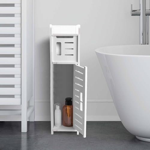 AOJEZOR Porte-papier toilette chromé pour salle de bains, toilette, avec dérouleur de papier toilette