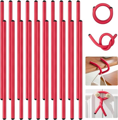 20 Pcs 17 Inch EVA Foam Twist Rubber Ties Reusable Bendable Cable Tie Straps Flexible Heavy Duty Twisty Ties for Organizing Cords Bundling