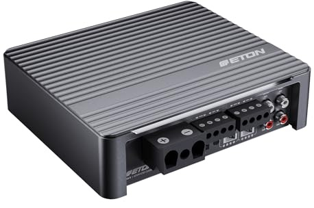 ETON MA 4 – Kompakter 4-Kanal Class-D Verstärker, 4 × 105 W Auto Endstufe | Digitaler Amp für PKWs & Wohnmobile, kompakt und leistungsstark, High-Level Eingänge, Start-Stopp geeignet