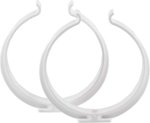 100mm Collier de Serrage en Plastique pour Tuyau D'aération - Lot de 2 Colliers de Serrage pour Tuyau de Ventilation