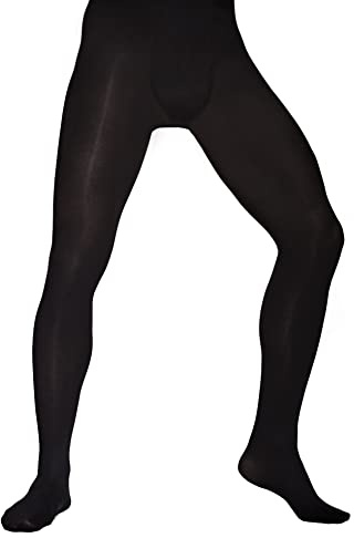 Aurellie Rocky 60 Deniers - Collants opaques pour homme, Noir , M/L