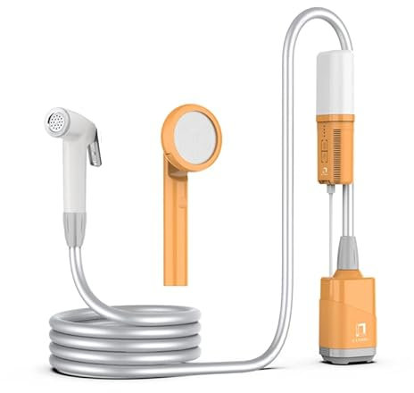 LUOOV Electric Portable Bidet Handheld Battery,Bidet Handheld Water Sprayer Portable Rechargeable Battery Powered with Travel Bidet Bottle