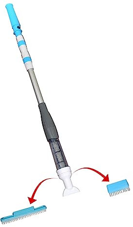 Aspirapolvere per Piscina Senza Fili 3 in 1, aspirapolvere Leggero per Piscina, pulitore per Piscina Ricaricabile da 1600 mAh, aspirapolvere Portatile per Piscina per Piscine interrate e fuo