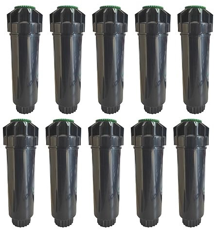 [Pack 10] Difusor Rain S020-4 con Boquilla difusor de riego 8A | Aspersor de riego Jardines | Aspersores emergente de riego con Alcance 2,7m