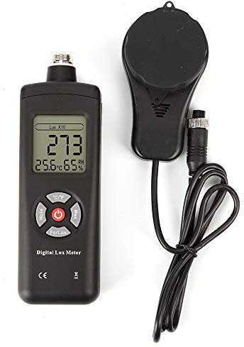 CLEIDE TL-601 Luxmetro Digitale Multifunzione 0,1-200000lux Termometro igrometro ad Alta precisione Facile da Usare per Professionisti e Principianti