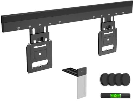 Ultra Slim TV Wall Mount for 37 to 86 inch Flat& Frame TV, Max 165 lbs, 0.37'' Low Profile Wall Mount, VESA 200 x 200-600 x 400 mm