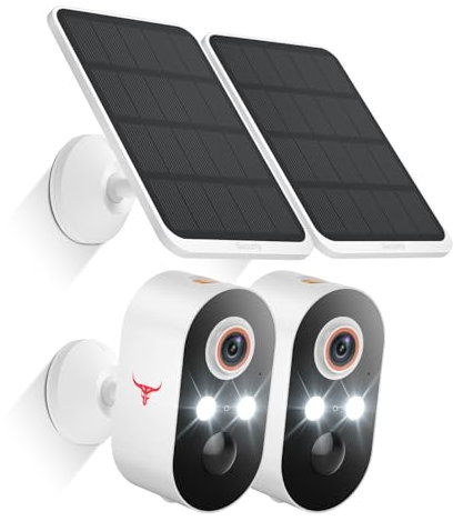 Orbitell Smart Wi-Fi Wireless Security Camera with Smart AI Motion Detection, Two Way Audio, Night Vision and Cloud storage, Battery and Solar Panel Powered (2)