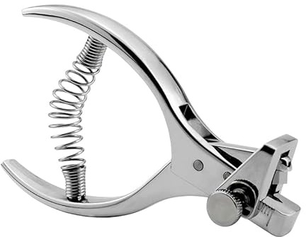 Punching-Zange Reißen Riss von Verpackungsbeuteln U-Typ/V-Typ Steckplatz 2MM Schnittbreite Loch Punching-Zange Ansteck-Zange für Kartenschneider (V Type)