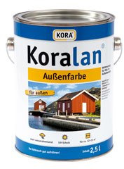 10l Profifarbe; Koralan Außenfarbe (Schwedenrot)