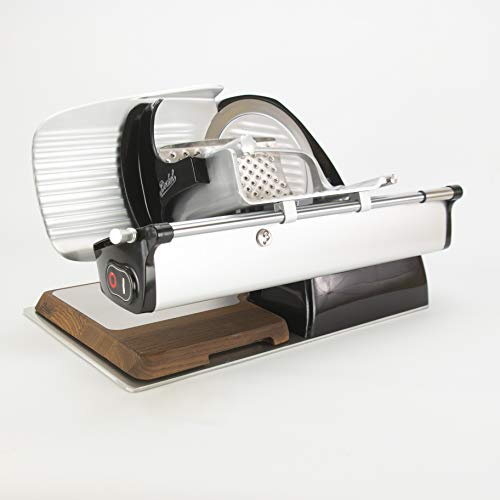 Palatina Werkstatt ® Berkel Home Line 250 | Premium-Aufschnittmaschine + Premium-Poliertuch, schwarz | neues Modell 2022 | + Berkel Alu-Eschebrett VK: 839,- €