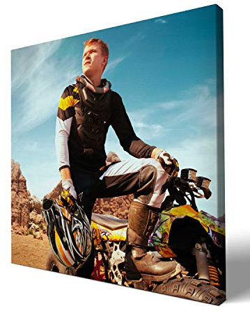 wandmotiv24 Imprime tu Propia Foto Cuadrada 30x30cm en Lienzo, Personaliza tu Propia impresión fotográfica, tu Propio Motivo, Imagen en Lienzo, Foto Regalo