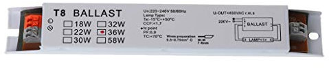 wuzhou 220-240V CA 36W Amplio Voltaje T8 Balasto electrónico Balastros de lámpara Fluorescente