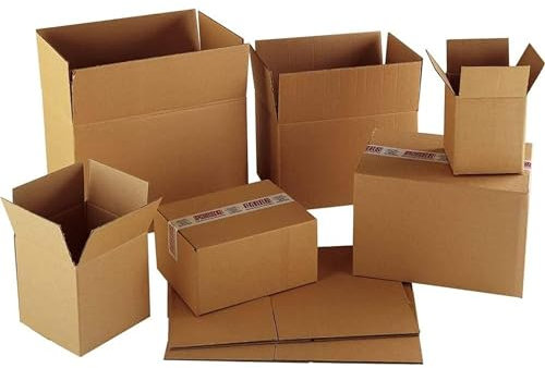 BBP Express Cardboard Packing Boxes - Strong Double Wall Corrugated Storage Boxes for Moving, Shipping, Storage - Medium 45 x 30 x 30cm Moving Boxes with 40L Capacity - Pack of 10 - Brown