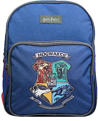 Bagtrotter Rucksack, 30 cm, mit Harry Potter-Tasche, Blau