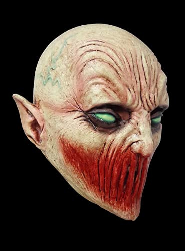 Maskworld Pestilenz Kindermaske des Grauens aus Latex - Erwachsenen Horror Kostüm Vollmaske - ideal auch für Karneval, Motto- & Grusel-Party