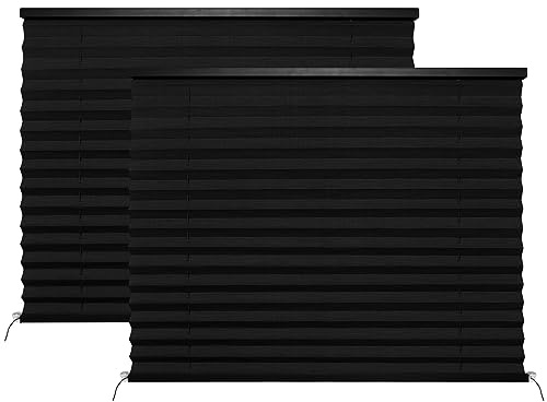NOVINO RV Shades,RV Blinds for Camper Window, Camper RV Pleated Shades,RV Privacy Blinds for Motor Coach RV Camper Travel Trailer Motorhome Solar Shade (26 W X 24 L)-2Pack