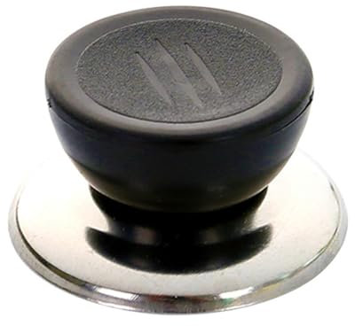 Shuangliao Bouton De Rechange Universel Pour Couvercle De Marmite, Casserole, Pot, Poignée Casserole En Acier Inoxydable Et Polypropylène, Argent, Unisex, Moderne, 15x16 cm, 0.05 livres, 1 Unité