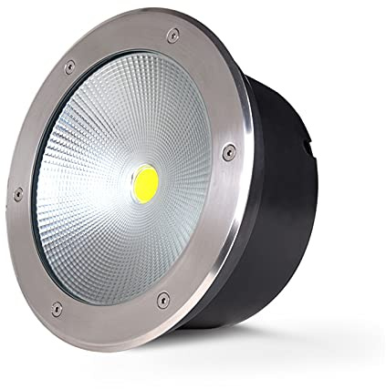 LGJEGD Wasserdichte COB LED 3-50W Bodeneinbauleuchten for den Außenbereich, AC85-265V IP67 Garten- und Landschaftsbeleuchtung for den Boden (Color : Warm light, Size : 40W-12v)