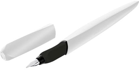 Pelikan Twist Calligraphy Schönschreibfüller, Kalligraphie, 1,5 mm-Feder, weiss