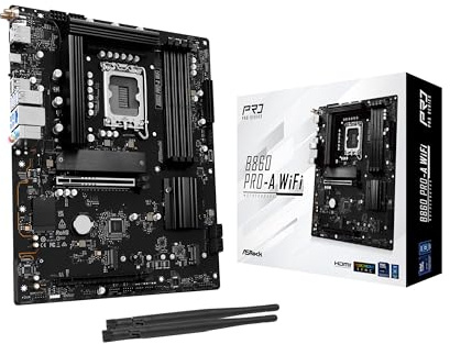 ASRock B860M Pro-A WiFi DDR5 PCIe 5.0 Micro-ATX Motherboard
