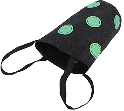 SEAFRONT 12 Buchi Sacchetto di Fioriere per Piante di Fragole, Sacchetto per Contenitore per Piante, Sacchetto di Fioriere con Manici per Pianta in Feltro Portatile Sacca per la