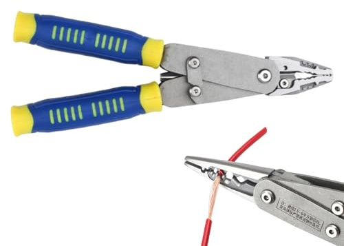 ETUCYNG Pelacables Eléctricos - Herramienta Multifunción para Pelacables Equipos Eléctricos Plegable para Reparación y Conexión