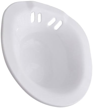 Sitzbadewanne aus Kunststoff in Weiß für Frauen, Komfortabel | Leicht zu Reinigen, Glatte Oberfläche, Passt Toiletten, für Wochenbett und Schwangerschaft