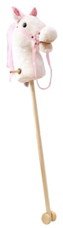 MagiDeal Caballo de varilla para montar, robusto, con relinchos y sonidos de, con efectos de sonido, juguete para montar para niños pequeños