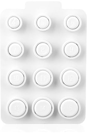 Sizing Kit for O-ura Ring 4 Precise Finger Measuring Tool Sizes 4-15 White | Precise finger sizing tool for proper smart ring fit, covers sizes 4-15, white finish, easy at-home use for accurate results