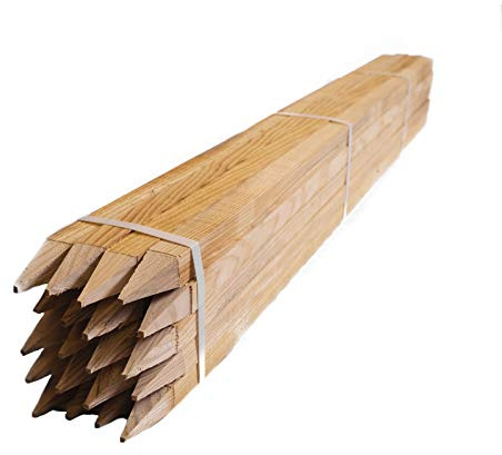 Estacas de madera/170 x 3 x 3 cm