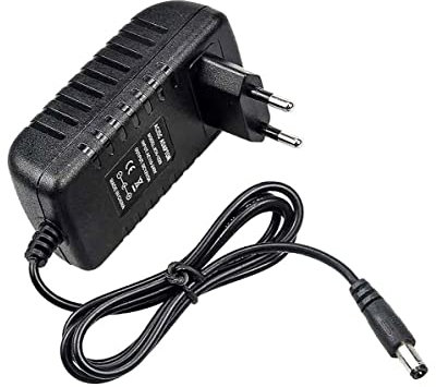 Alimentazione universale, trasformatore 12 V, caricatore da parete con presa UE, uscita jack 5,5 mmX2,1 mm, per telecamera di videosorveglianza, striscia LED, disco rigido (30 W 12 V 2,5 A)