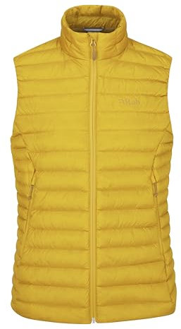 Rab Damen Microlight Daunenweste Isolierte Leichte Weste zum Wandern, Trekking & Skifahren, sahara, M