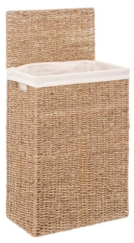 WELL HOME MOBILIARIO & DECORACIÓN Cesto contenedor para ropa o la colada, formato rectangular de 40L