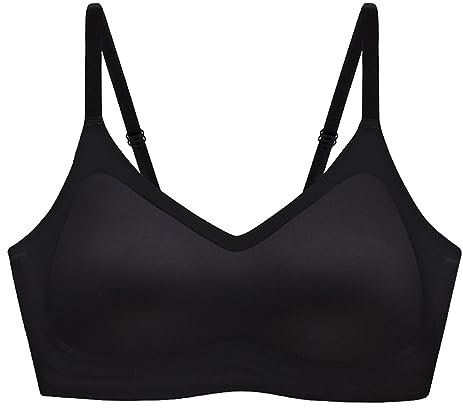 BH Ohne TräGer Nahtloser BH Damen Ohne Bügel Bequemer BH Push Up Soft BH V Ausschnitt Weicher Bustier Ultrakomfortable BH Gepolstert Bralette T-Shirts BH Seamless Bra Erotische BHS Valentinstag