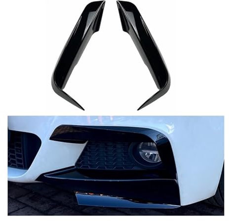 Frontspoiler Lippe Für B&MW F30 F31 F35 3 2012–2018 Auto-Frontstoßstangen-Spoilerlippe Karosserie-Set Untere Splitter-Schutzplatte Auto-Frontstoßstangen-Splitter(Gloss Black C)